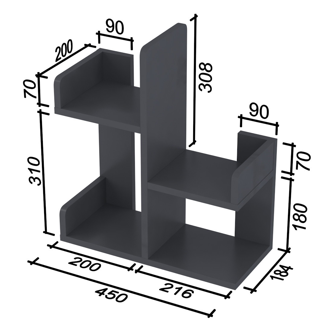 Надставка для стола NS-3 Loft Design