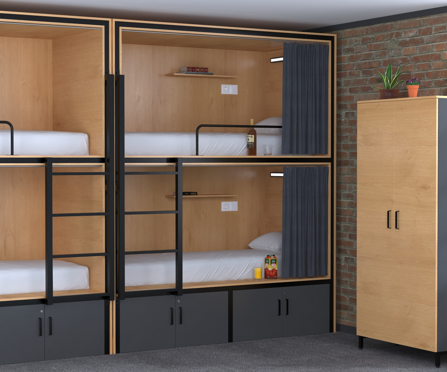 Кровать двухъярусная Loft Design